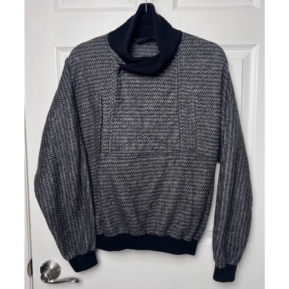 Gabrielle New York Sportswear Long Sleeve Fleece Pullover Mock Neck Size Medium